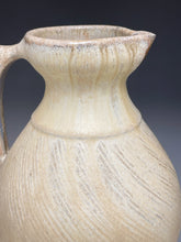 Load image into Gallery viewer, Combed Pitcher in Yellow Matte, Ash, &amp; Cobalt Glazes, 11.25"h (Ben Owen III)
