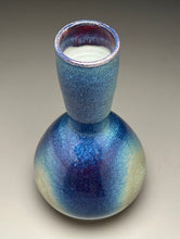 Load image into Gallery viewer, Genie Bottle in Rutile Blue and Turquoise Matte Glaze, 13"h (Ben Owen III)
