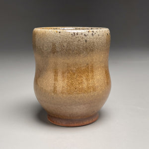 Cup in Copper Penny & Natural Ash Glazes, 3.75"h (Elizabeth McAdams)