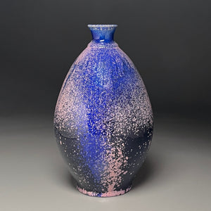 Bottle in Nebular Purple, 11.25"h (Ben Owen III)