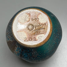Load image into Gallery viewer, Melon Pear Vase in Patina Green, 5.25&quot;h (Ben Owen III)

