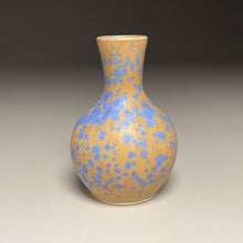 Load image into Gallery viewer, Miniature Genie Bottle #1 in Stardust Blue Crystalline, 4.25"h (Ben Owen III)
