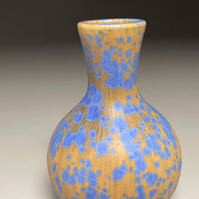 Load image into Gallery viewer, Miniature Genie Bottle #1 in Stardust Blue Crystalline, 4.25"h (Ben Owen III)
