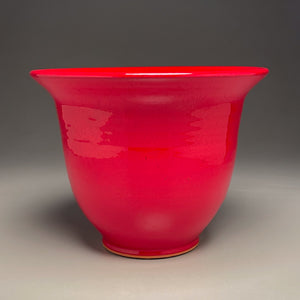 Bell Vase in Chinese Red, 8.25"h (Ben Owen III)