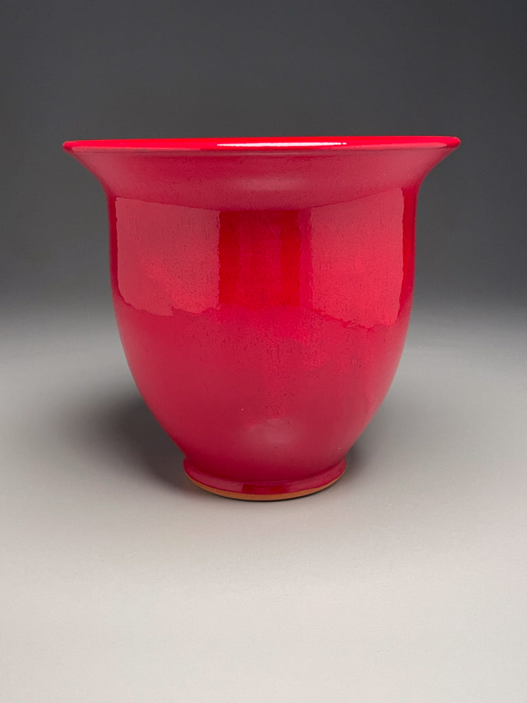 Bell Vase #4 in Chinese Red, 8.75