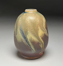 Load image into Gallery viewer, Combed Pear Vase in Multi-Layered Glazes, 4.75&quot;h (Ben Owen III)
