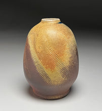 Load image into Gallery viewer, Combed Pear Vase in Multi-Layered Glazes, 4.75&quot;h (Ben Owen III)
