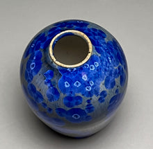 Load image into Gallery viewer, Miniature Egg Vase in Cobalt Crystalline, 4"h (Ben Owen III)

