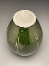 Load image into Gallery viewer, Melon Egg Vase in Lily Pad Green, 10"h (Ben Owen III)
