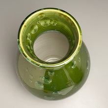 Load image into Gallery viewer, Han Vase #1 in Lily Pad Green Crystalline, 11&quot;h (Ben Owen III)
