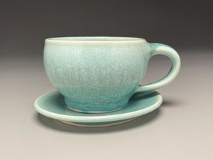 Cup and Saucer Set #2 in Blue Frost, (Ben Owen III)