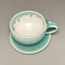 Load image into Gallery viewer, Cup and Saucer Set #2 in Blue Frost, (Ben Owen III)
