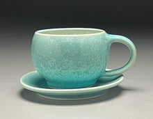 Load image into Gallery viewer, Cup and Saucer Set #2 in Blue Frost, (Ben Owen III)
