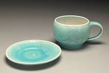 Load image into Gallery viewer, Cup and Saucer Set #2 in Blue Frost, (Ben Owen III)
