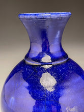 Load image into Gallery viewer, Raku-Fired Bottle in Cobalt, 6.5&quot;h (Pots from the Past)(Ben Owen III)

