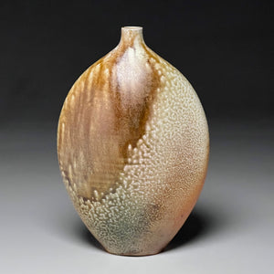 Altered Bottle in Ash Glaze, 10"h (Ben Owen III)