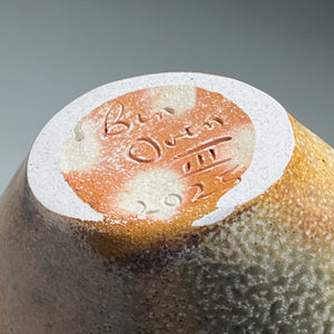Altered Bottle in Ash Glaze, 10"h (Ben Owen III)