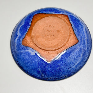 Bowl #14 in Opal Blue, 7.5"dia. (Benjamin Owen IV)