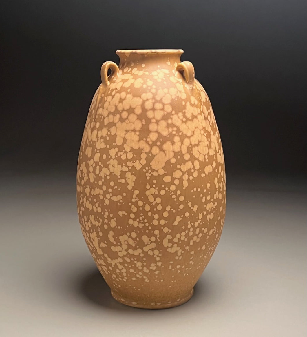 Edo Jar in Stardust Amber Matte Microcrystalline, 11.25