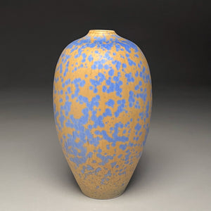 Egg Vase in Stardust Blue, 9"h (Ben Owen III)