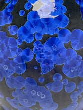 Load image into Gallery viewer, Gourd Flower Vase in Cobalt Crystalline, 12"h (Ben Owen III)
