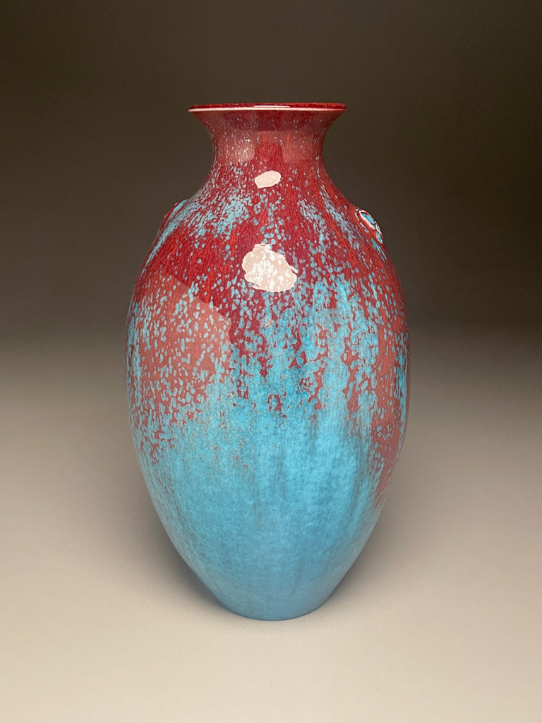Dogwood Vase #2 in Chinese Blue, 12.5