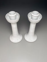 Load image into Gallery viewer, Candlesticks in Dogwood White, 12.75"h (Ben Owen III)
