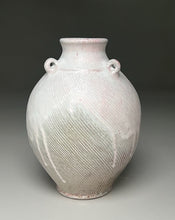 Load image into Gallery viewer, Combed Edo Jar in Satin White, 8&quot;h (Ben Owen III)
