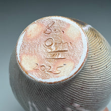 Load image into Gallery viewer, Combed Edo Jar in Satin White, 8&quot;h (Ben Owen III)
