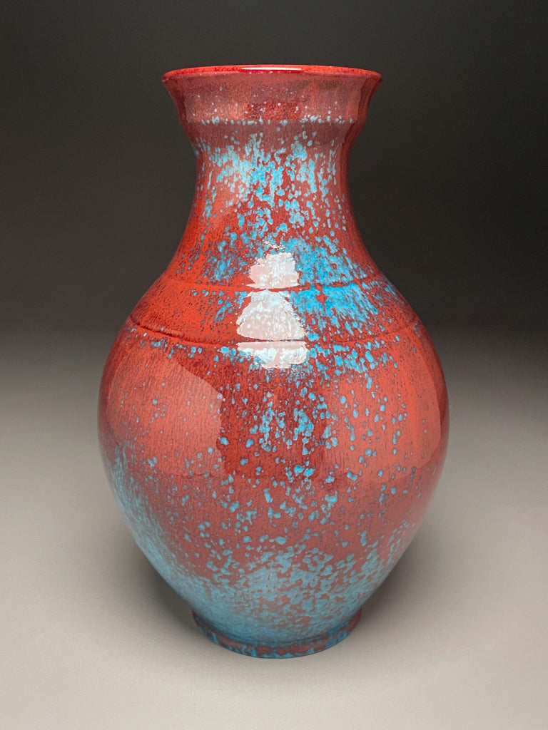 Han Vase #2 in Chinese Blue, 12.5
