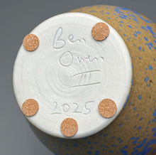 Load image into Gallery viewer, Gourd Vase in Stardust Blue, 12&quot;h (Ben Owen III)
