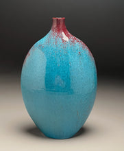 Load image into Gallery viewer, Altered Bottle in Chinese Blue, 10.25&quot;h (Ben Owen III)
