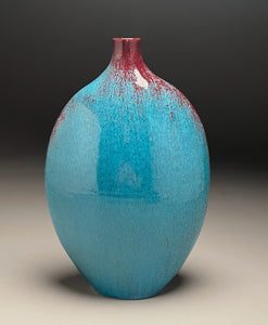 Altered Bottle in Chinese Blue, 10.25"h (Ben Owen III)