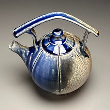 Load image into Gallery viewer, Melon Teapot #1 with Post-and-Lintel Handle in Multi-Layered Glazes, 9&quot;h (Ben Owen III)
