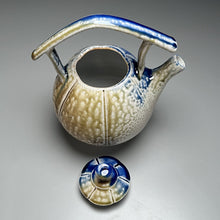 Load image into Gallery viewer, Melon Teapot #1 with Post-and-Lintel Handle in Multi-Layered Glazes, 9&quot;h (Ben Owen III)
