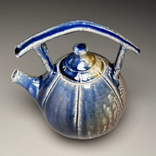Load image into Gallery viewer, Melon Teapot #2 with Post-and-Lintel Handle in Multi-Layered Glazes, 9&quot;h (Ben Owen III) (Copy)
