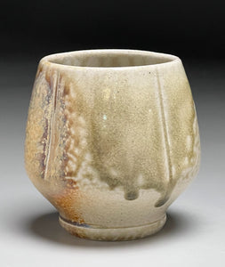 Melon Cup in Ash & Yellow Matte Glazes, 3.75"h (Ben Owen III)