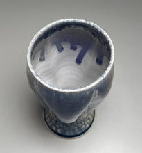 Load image into Gallery viewer, Melon Tumbler #3 in Cobalt &amp; Ash Glazes, 6.25&quot;h (Ben Owen III)

