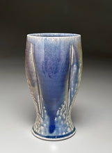 Load image into Gallery viewer, Melon Tumbler #3 in Cobalt &amp; Ash Glazes, 6.25&quot;h (Ben Owen III)
