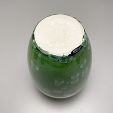 Load image into Gallery viewer, Egg Vase #2 in Lily Pad Green Crystalline, 5.5&quot;h (Ben Owen III)
