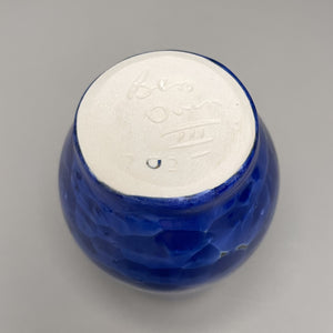 Miniature Gourd Vase #1 in Cobalt Crystalline, 4.25"h (Ben Owen III)