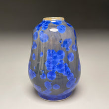 Load image into Gallery viewer, Miniature Gourd Vase #2 in Cobalt Crystalline, 4&quot;h (Ben Owen III)
