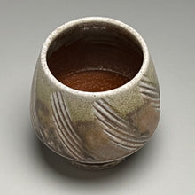 Load image into Gallery viewer, Combed Cup in Ash Glaze, 3.75&quot;h (Ben Owen III)
