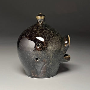 Birdhouse in Teadust, 7"h (Ben Owen Pottery Collection)