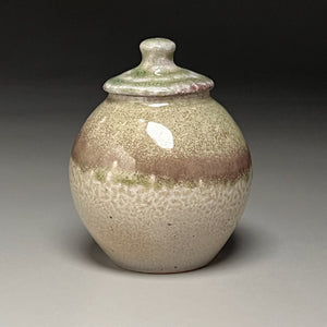 Covered Jar in Ash Glaze, 5.25"h (Ben Owen III)