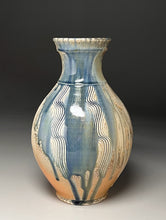 Load image into Gallery viewer, Han Vase with Combed Water Lines in Multi-Layer Glaze, 11.75&quot;h (Ben Owen III)
