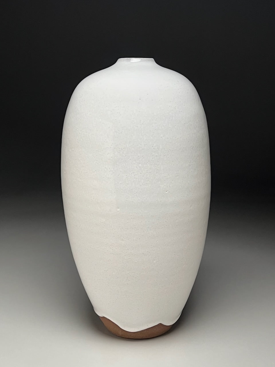 Egg Vase in Dogwood White, 12.5