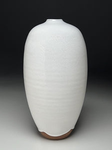 Egg Vase in Dogwood White, 12.5"h (Ben Owen III)