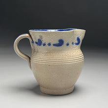 Load image into Gallery viewer, Small Pitcher in Salt Glaze with Cobalt, 4.75&quot;h (Ben Owen Sr.)
