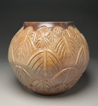 Load image into Gallery viewer, Carved Planter in Salt Glaze, 14.25&quot;h (Ben Owen III)
